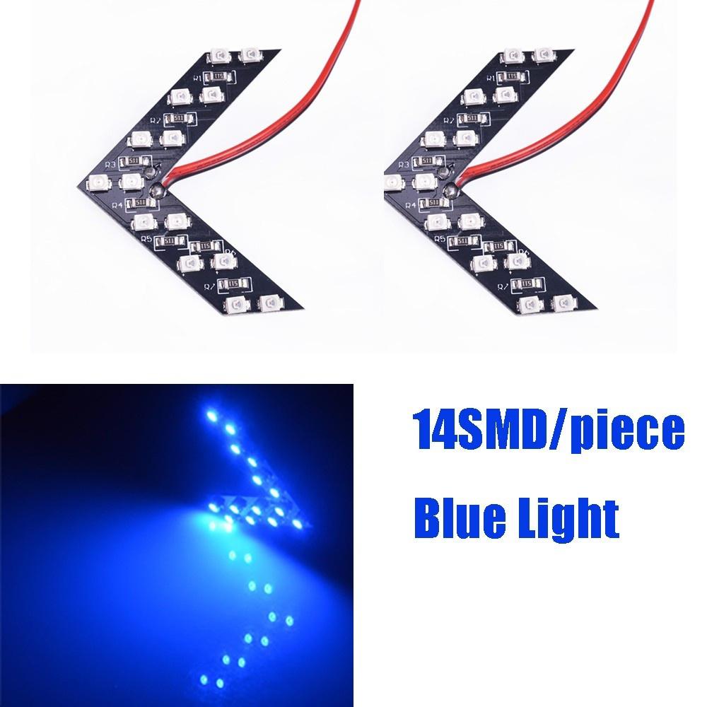 2pcs Led Arrow Panel Durable Practical 12 V Car Accessories Led Turn Signal Light Car Led Rearview Mirror Panels Indicator Light