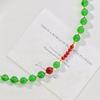 High Quality Natural Chalcedony Agate Design Necklace Sweater Chain