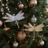 Sparkling Dragonfly Hanging Decoration with Clip Christmas Tree Decorations  Holiday Decor