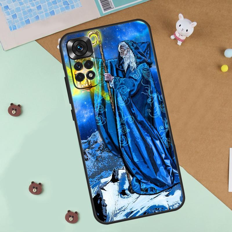 Tarot Card The Hermit Case For Xiaomi Redmi 14C 10C 12C 13C Cover For Redmi Note 14 Pro 13 9 10 11 12 10S 11S 12S