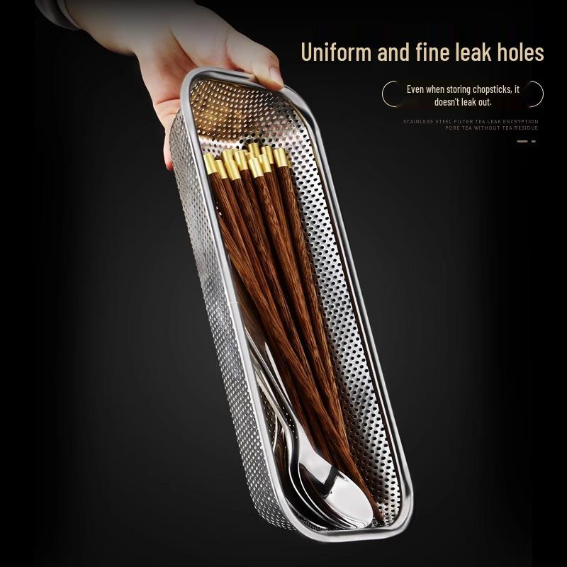 Stainless Steel Kitchen Cabinet with Draining Chopstick and Spoon Holder