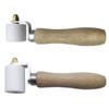 Wood Handle Wallpaper Roller Flat Pressure Roller Smoothing Tool Nonslip Edge Seam Roller Decorating Tool Width 40/28mm