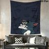 Tom Jerry Classic Adventure Tapestry Wallmounted Fashion Print Work Of Art Background Cloth Wall Decoration