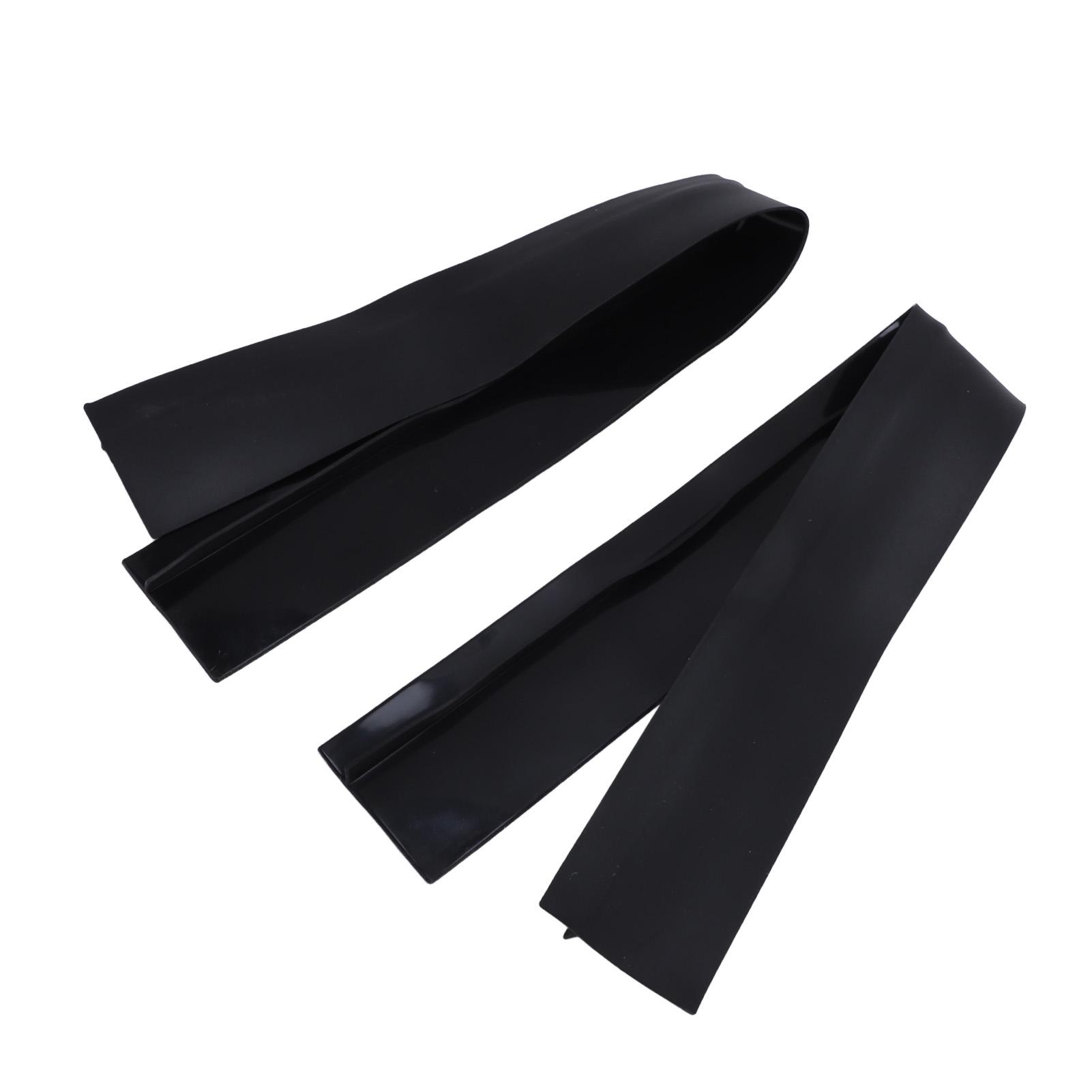 

2 шт. 21-дюймовая крышка зазора для плиты силиконовая устойчивая к высоким температурам нескользящая заполнитель зазора для столешницы чёрный