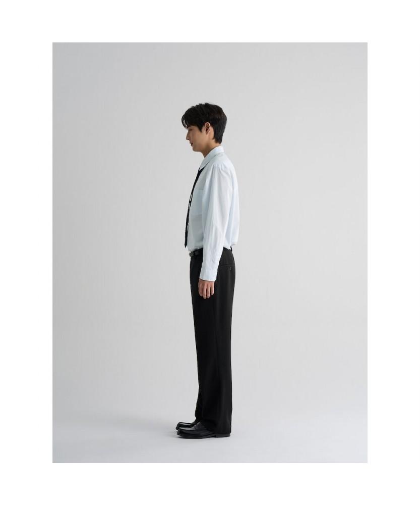 8seconds [Everyday Slacks] Semi-Wide Fit Spring Slacks Black