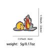 Cute Chicken Enamel Pin Funny Office Quotes Brooch Pines Lapel Pins Badge On Backpack Clothing Accessories Fashion Jewelry Gifts