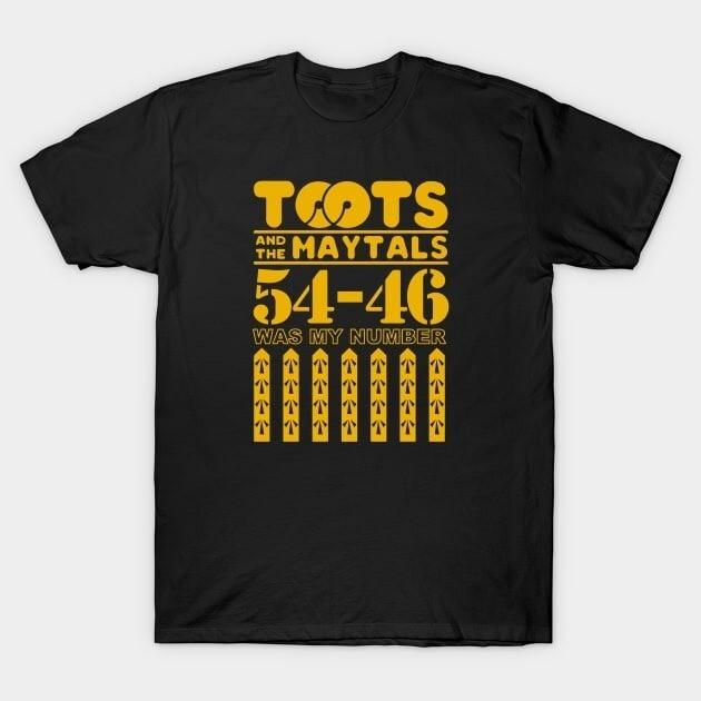 Toots And The Maytals 54-56 Was My Number Shirt Black Unisex T-Shirt XXXL