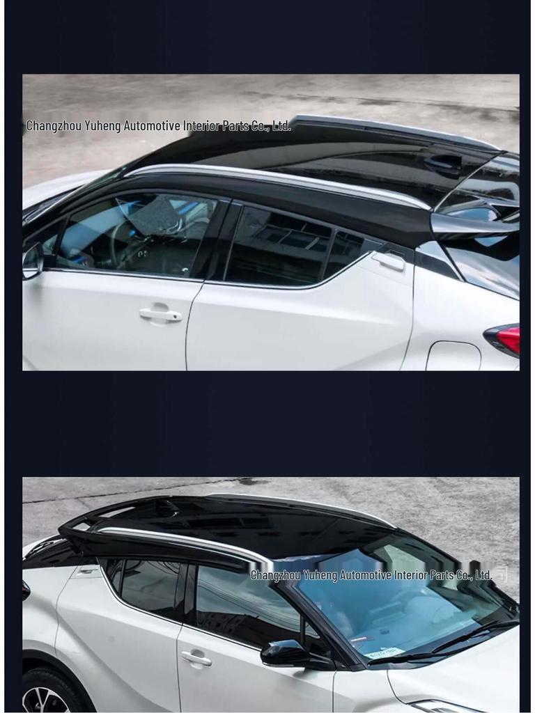 Aluminum Alloy Roof Rack for Toyota C-HR & Yaris Cross - No-Drill Installation.