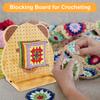 Crochet Blocking Board Cute Granny Square Blocking Boards Bamboo Knitting Blocking Board for DIY Handmade Crochet Projects