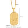 Square Pendants Delicate Stainless Steel Chain Pendant Necklace For Women Necklace
