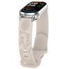 For Xiaomi Band 10 9 8 Silicone Watch Strap 3D Carving Flowers Smart Watchband Replacement Bracelet for Xiaomi Miband 8 9 NFC Strap Engraved Bracelet