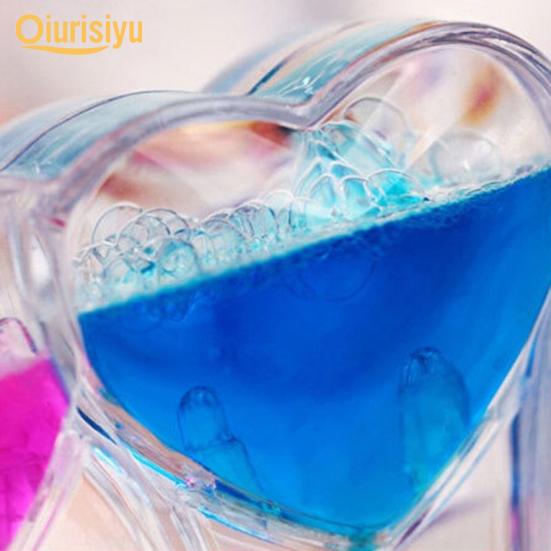 Clepsidra de ulei cu bule de mișcare lichidă cu inimă dublă