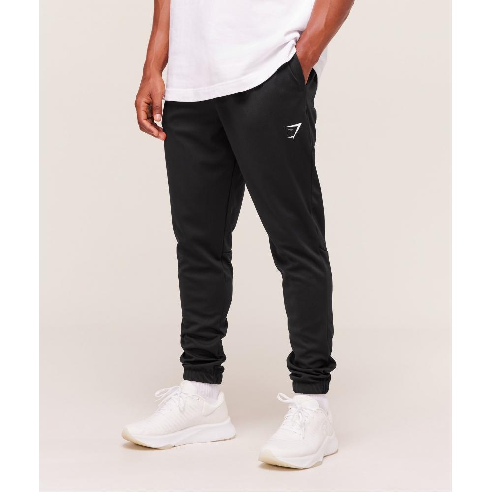 Gymshark Arrival Knit Block Joggers Black A3c1j Bb2j