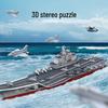 3D Adult Three-dimensional Puzzle Paper Intelligence Development Puzzle Assembly Model Toy Educational Toys Boat Nimitz