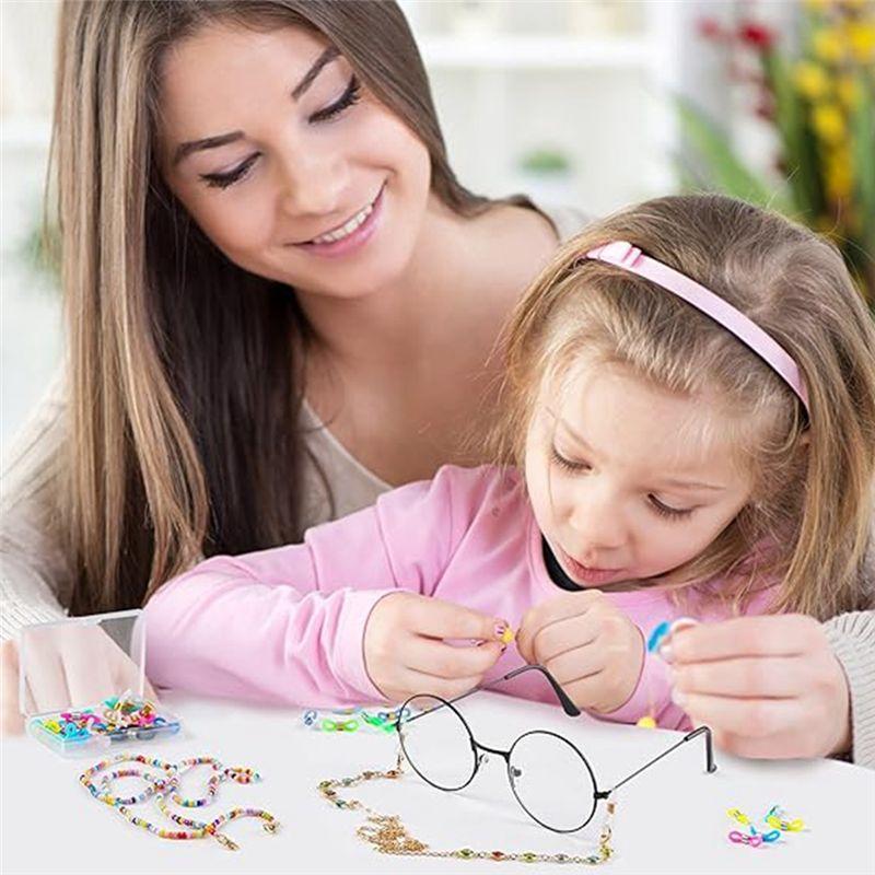 M-Modern-60 Piece Glasses Chain Ends Glasses Chain Ring Holder As Shown Glasses Connector Glasses Fixed Chain Ends