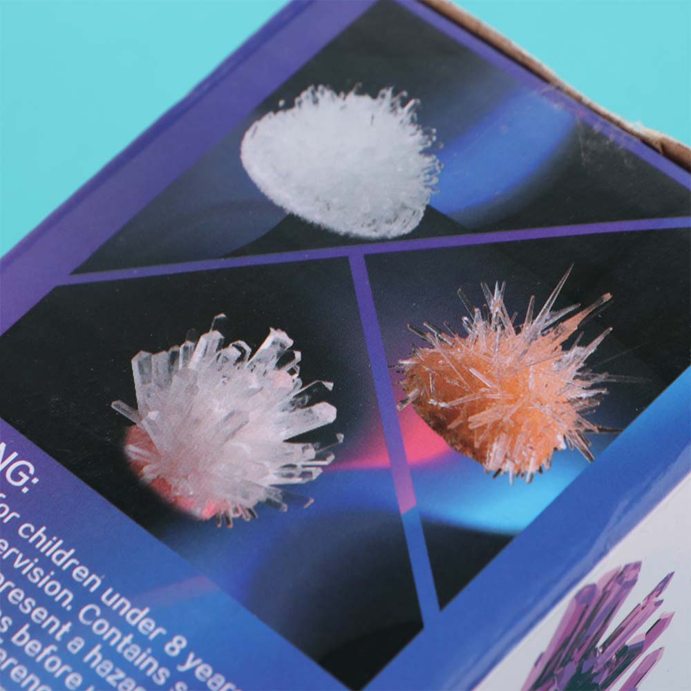 Einfach zu züchten Kristallzucht Wissenschaftskit Farbige Kristalle Kristallherstellungskit Kinder