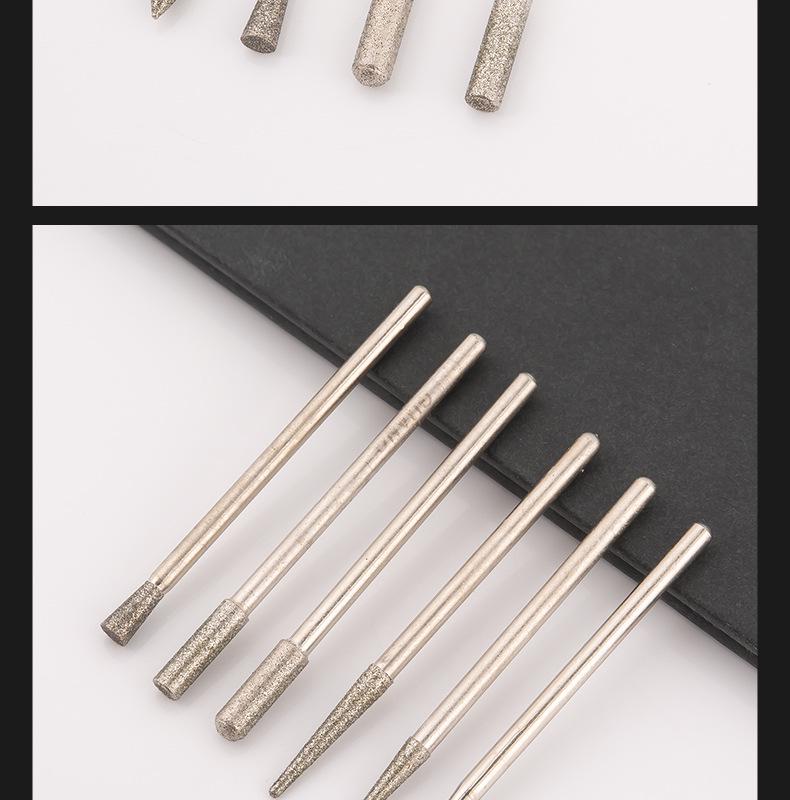 Lin Guang Diamond Electroplated Grinding Needle for Jade Carving and Mold Polishing