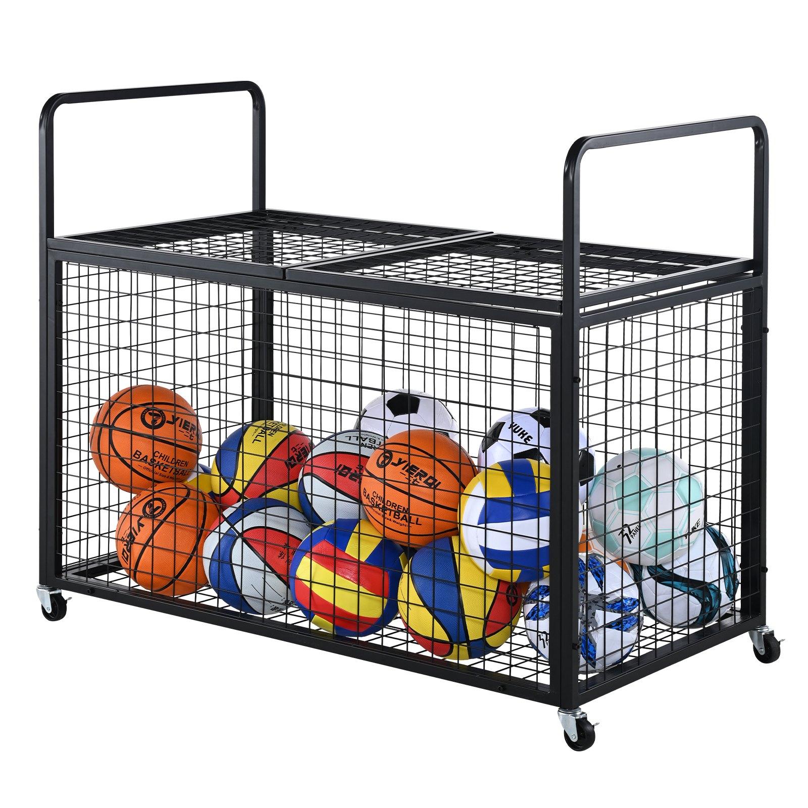 VEVOR Rolling Sports Ball Storage Cart