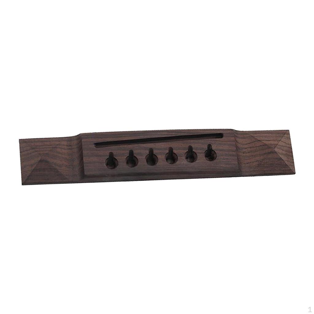 Guitar Bridge Accessories Compact Replace Lightweight Music Instrument Part for 6 String