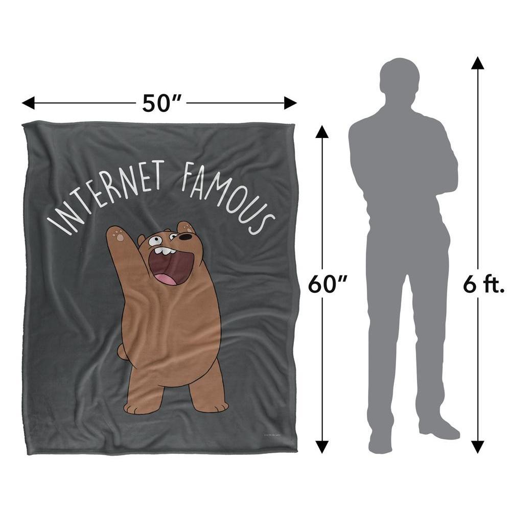 We Bare Bears Internet Famous Silky Supersoft Blanket