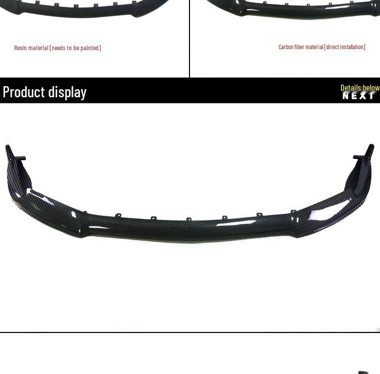 18-23 Mustang Cervini's Carbon Fiber Front Lip & Body Kit