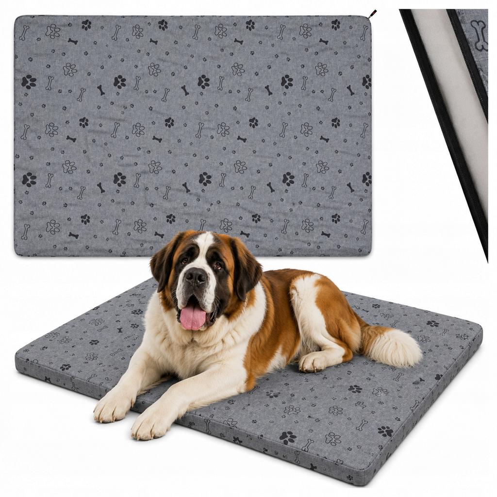 [20] Orthopedic Dog Bed Memory Foam Mattress 120x90cm LROKI120R