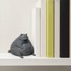 Adorno de Gato Duradero Figurina Gordita Impresa en 3D, Estatua Moderna Sentada para Modelo Decorativo Decoración de Escritorio, Adorno Coleccionable con Forma de Animal, Regalo para Amantes