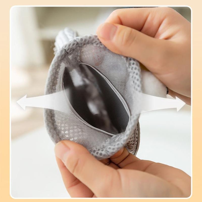 Silicone Fabric Cat Massager Grooming Glove Dog Shedding Hair Brush Pet Bath Cleaning Supplies Comb Double Sided Gloves Pet Application Hair Remover