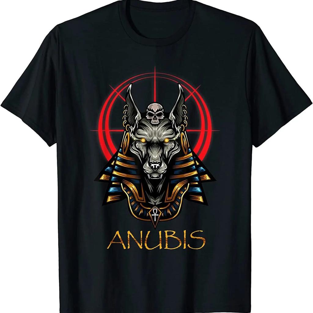 New Anubis Ancient Egypt Mythology Gods And Monsters T Shirt Made In Usa Vintage Unisex Top For Everyday Wear Breathable