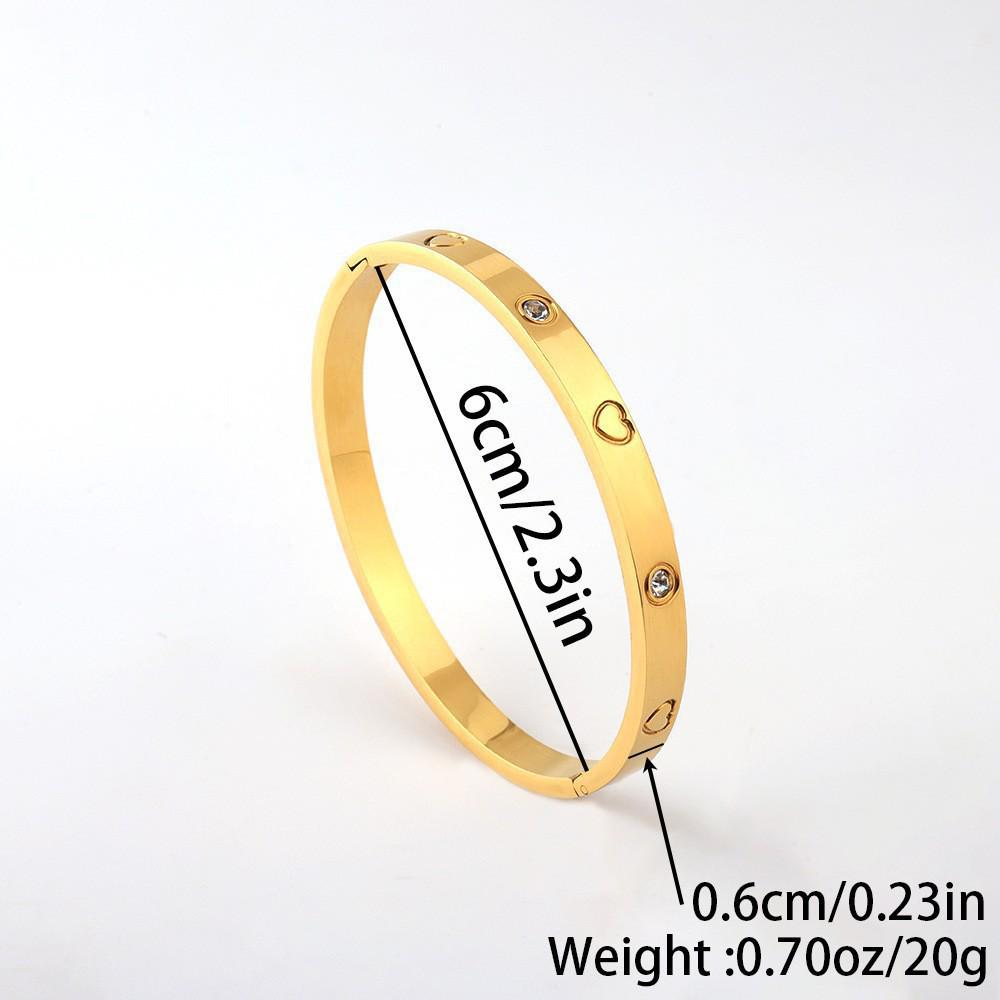 Starry Sky Silver Titanium Steel Bracelet for Women - High-End, Versatile, Full Diamond, Non-Fading Fashion Accessory