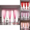 Elegant Solid Sheer Panel Window Curtain In Vibrant Colors For Any Room Dcor
