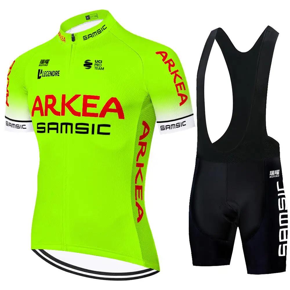 Summer Quick-drying Cycling Suit New Cross-border Tour De France Cycling Shirt Men's and Women's Breathable Cycling Suit Set