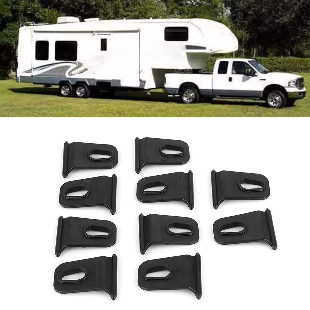 10pcs Portable Awning Hooks Clothes Hanger Organizer Rack Easy To Install for RV Campers