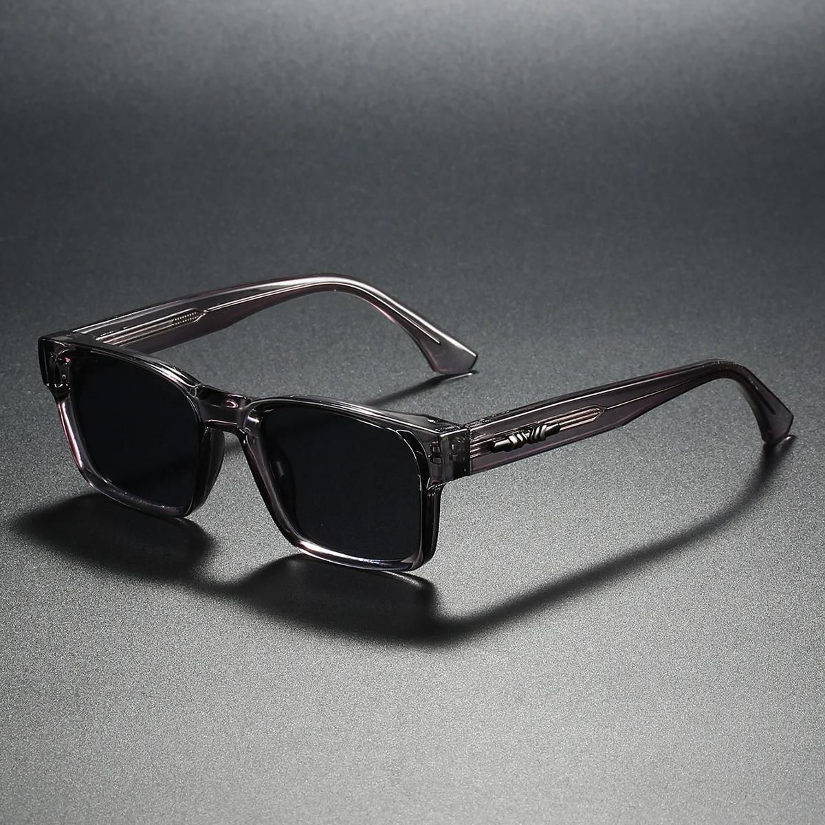 

Quality Square Polarized Sunglasses Men Metal Core UV400 Unisex Sun Glasses Travel Hiking Beach Fishing Eyewear Other