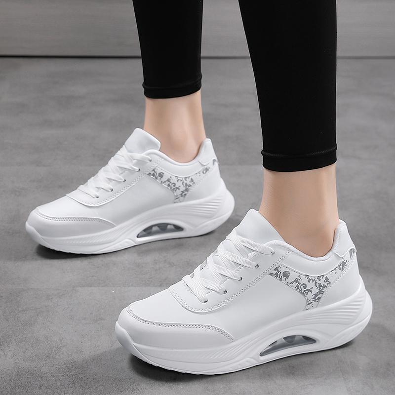 35-42 Dames Store Tykksålede Høydeøkende Luftpute Gyngesko Mote Sport og Fritidssko