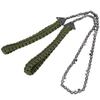 11 Teeth Chain Saw Outdoor Survival Stainless Steel Wire Pocket Chainsaw with Paracord Emergency Tool