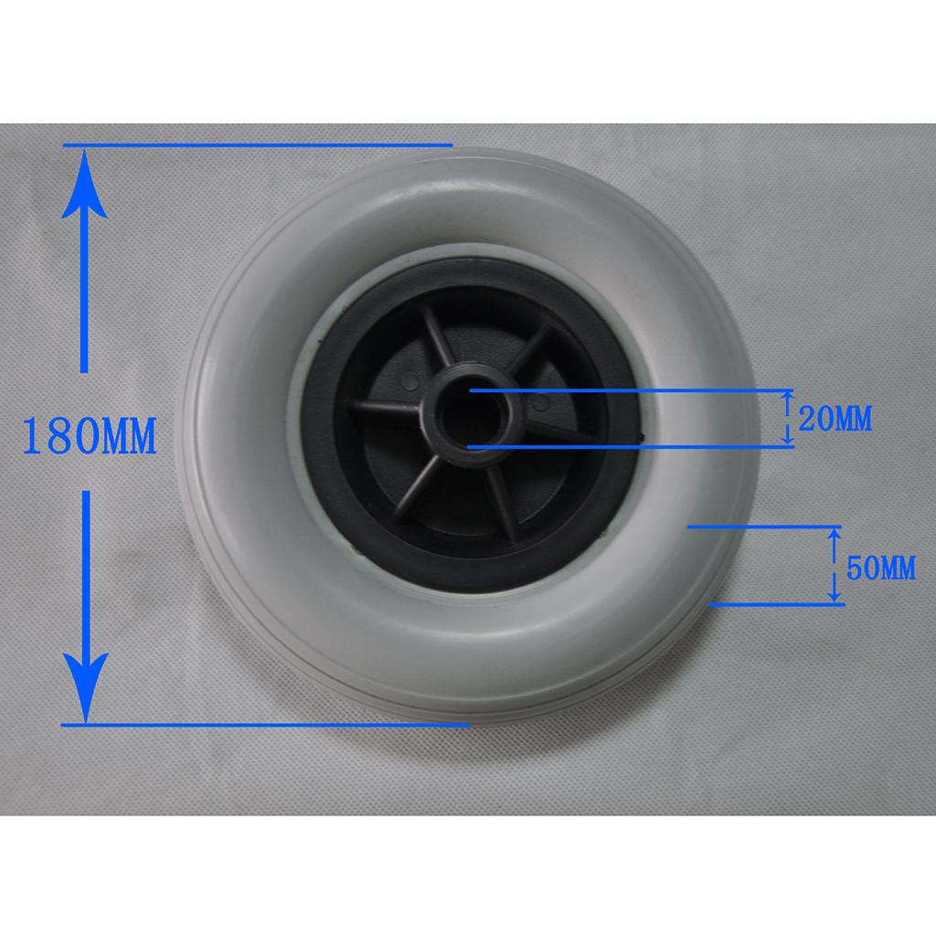 Replacement Wheels 8 inch,Anti-skid Wear-resisting