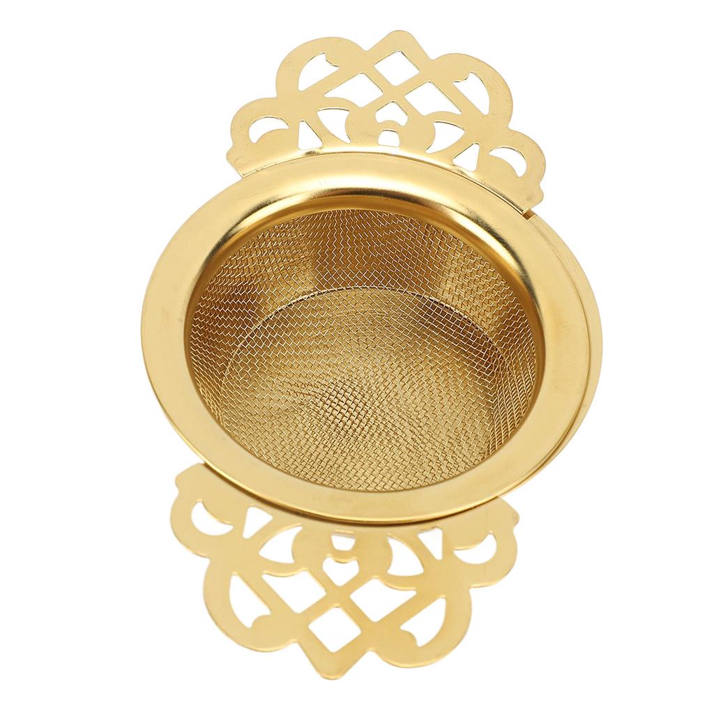 Tea Infuser Filter 304 Stainless Steel Insulated Base Fine Mesh Tea Strainer Bowl for Brewing