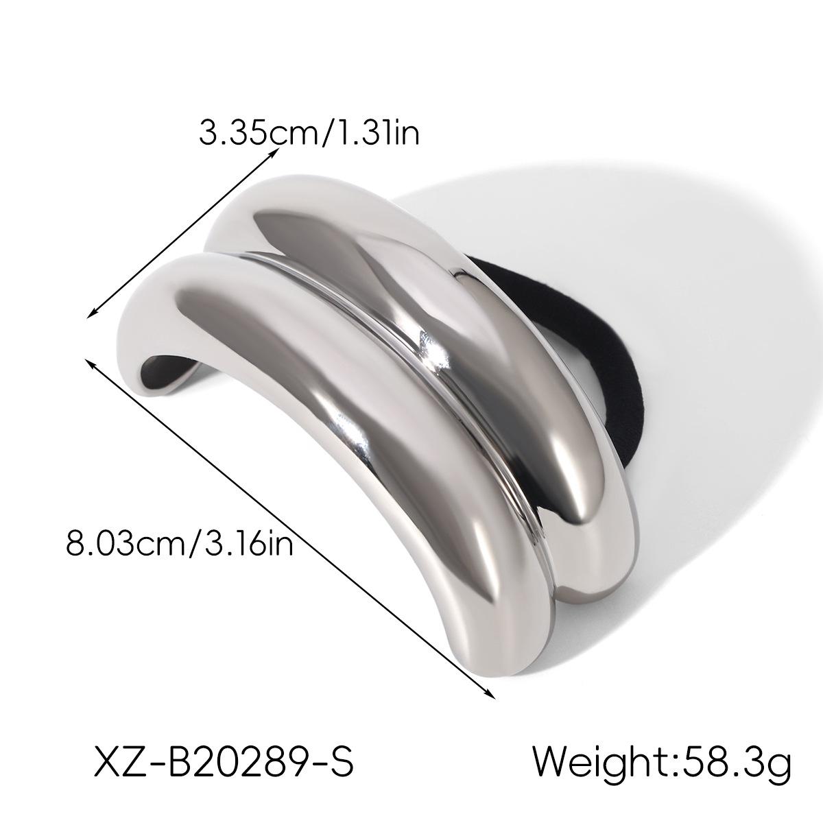 

Минималистичная гладкая резинка для волос из нержавеющей стали - Прочная, уникальная, яркая резинка для волос для женщин