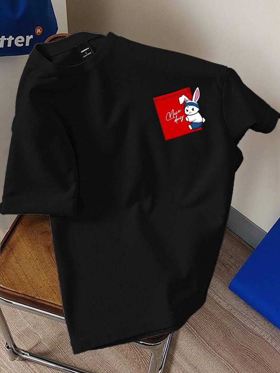 Nobody Cares Work Harder Skull Printed Unisex T-shirt S