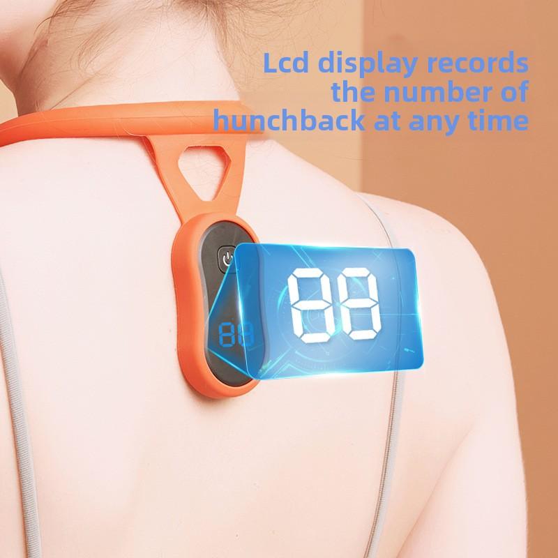 Intelligent Neck Straightener, Hunchback Straightener, Children's Adult Sitting Strap, LCD Sensor Aligner