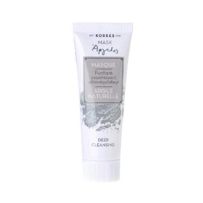 Masque - KORRES - Argile Naturelle - Purifiant - Assainissant - Séborégulateur 18ml