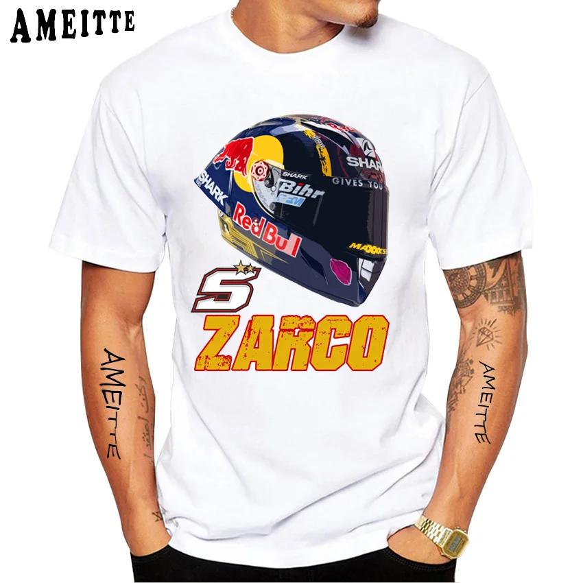 Johann Zarco 5 GP Race France T-Shirt Newest Summer Men Short Sleeve Hip Hop Boy Casual Tees Motorcycle Sport Fans White Tops