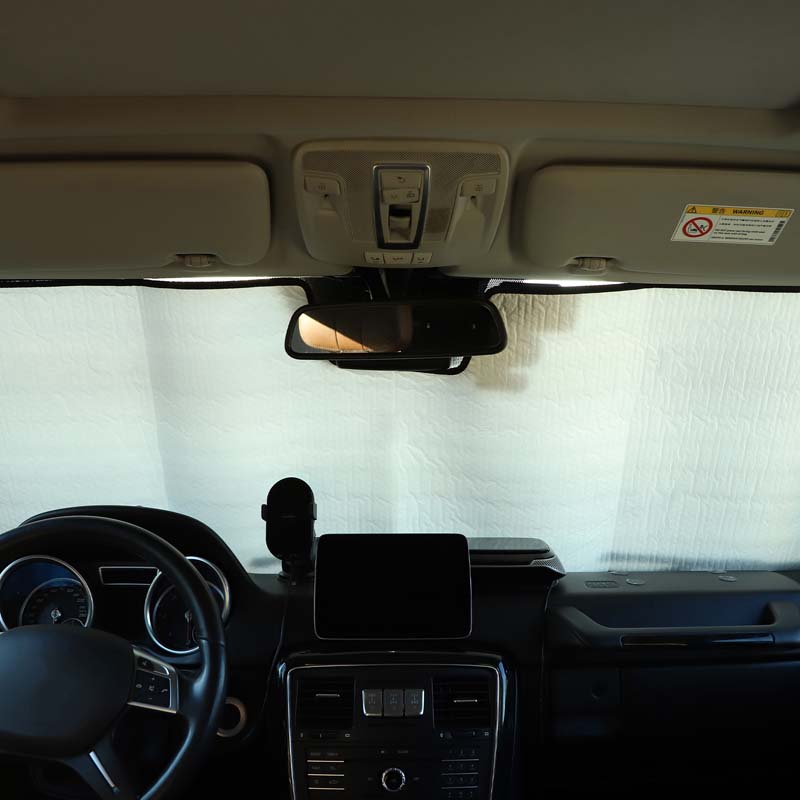 For Mercedes-benz G-Class W463 2004-2018 Car Windshield Sun Shade Front Window Curtain Summer UV Refletive Sun Protection Cover