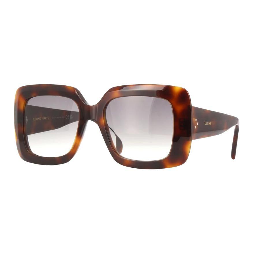 

Celine Gradient Lens Acetate Square Sunglasses Women sunglasses Tortoise CL40263I5453B 54,Tortoiseshell