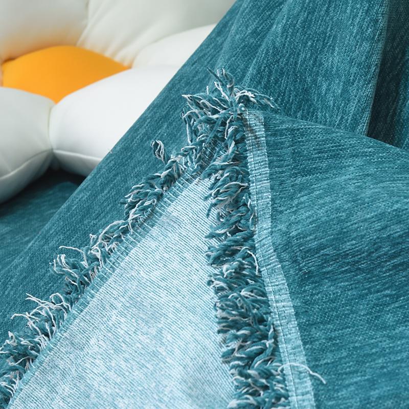 Solid Color Soft Knitted  Blanket   Sofa Protector Solid Smooth Fabric Velvet   Blanket for Bed Travel Protective Cover