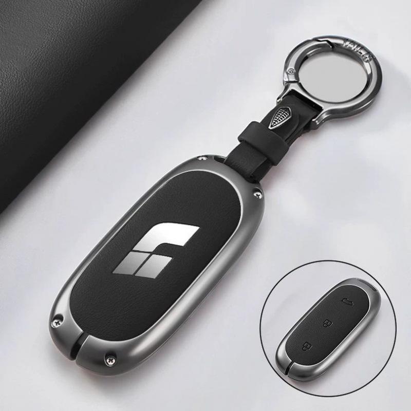 Ideal L6-L9 Key Case: Premium Full-Coverage Metal Shell for Car Accessories, Suitable for Men and Women.