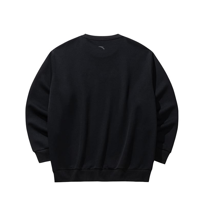 Anta Trendy Printed Round Neck Pullover Basketball Sports Hoodie Unisex Hoodies 972531703-3