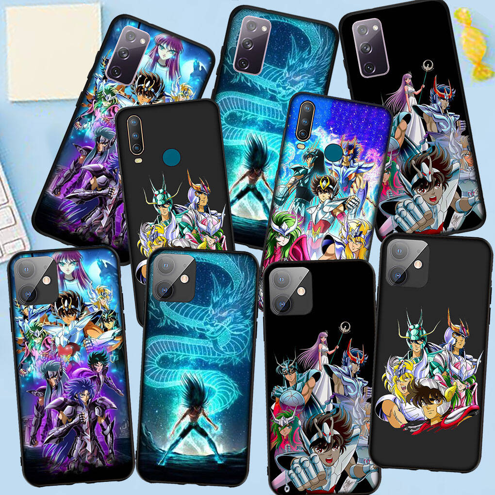 Phone Case for Samsung Galaxy S25 S23 S22 S24 Ultra FE A05 A06 A15 A16 A36 A37 A35 A54 A55 A56 A57 A25 A26 A53 A17 Silicone Saints Anime Seiyas Cover