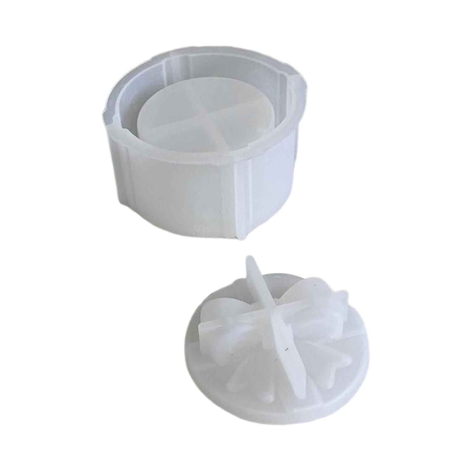 

Набір форм для рукоділля зі смоли DIY Органайзери для ювелірних виробів Силіконова коробка для подарунків Форми для домашнього декору та коробка для зберігання подарунків із кришкою T4